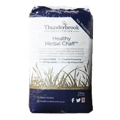 Thunderbrook Healthy Herbal Chaff Horse Feed Thunderbrook Horse Feeds Barnstaple Equestrian Supplies