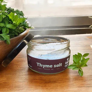 Thyme Herb Infused Salt By Broomhill Farm Co