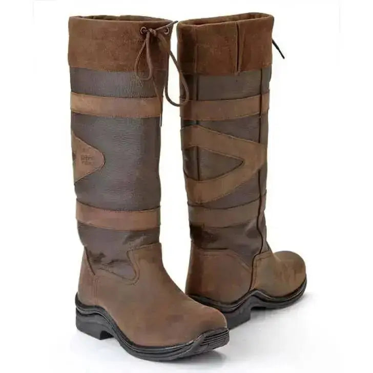 Toggi Canyon Country Riding Boots-Black-36-Regular-Country Boots-Toggi-Barnstaple Equestrian Supplies Tack Shop