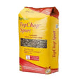 Yellow and red bag of topspec topchop sport alfalfa and british meadow grass chop for horses with high-temperature dried british alfalfa