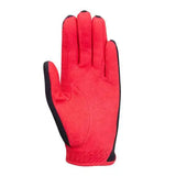 Tractor Collection Gloves by Little Knight Grey/Red Childs Large Riding Gloves Barnstaple Equestrian Supplies