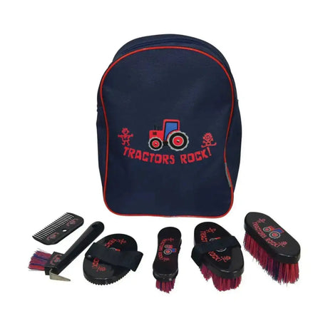 Tractors Rock Complete Grooming Kit Rucksack by Hy Equestrian-Grooming Kits-HY Equestrian-Barnstaple Equestrian Supplies Tack Shop
