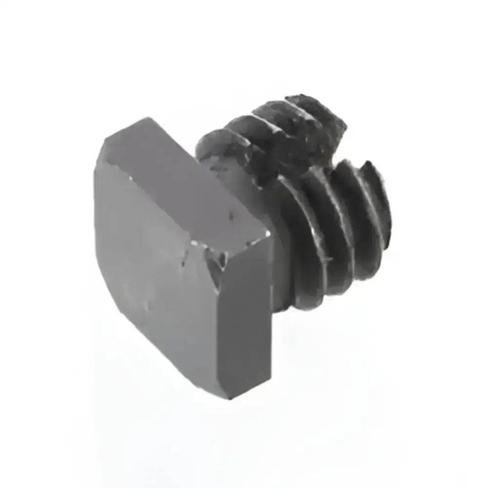 Black metal hexagonal head travel studs ss013 supastuds with threaded shaft for horse tack use
