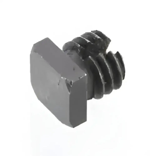 Black metal hexagonal head travel studs ss013 supastuds with threaded shaft for horse tack use