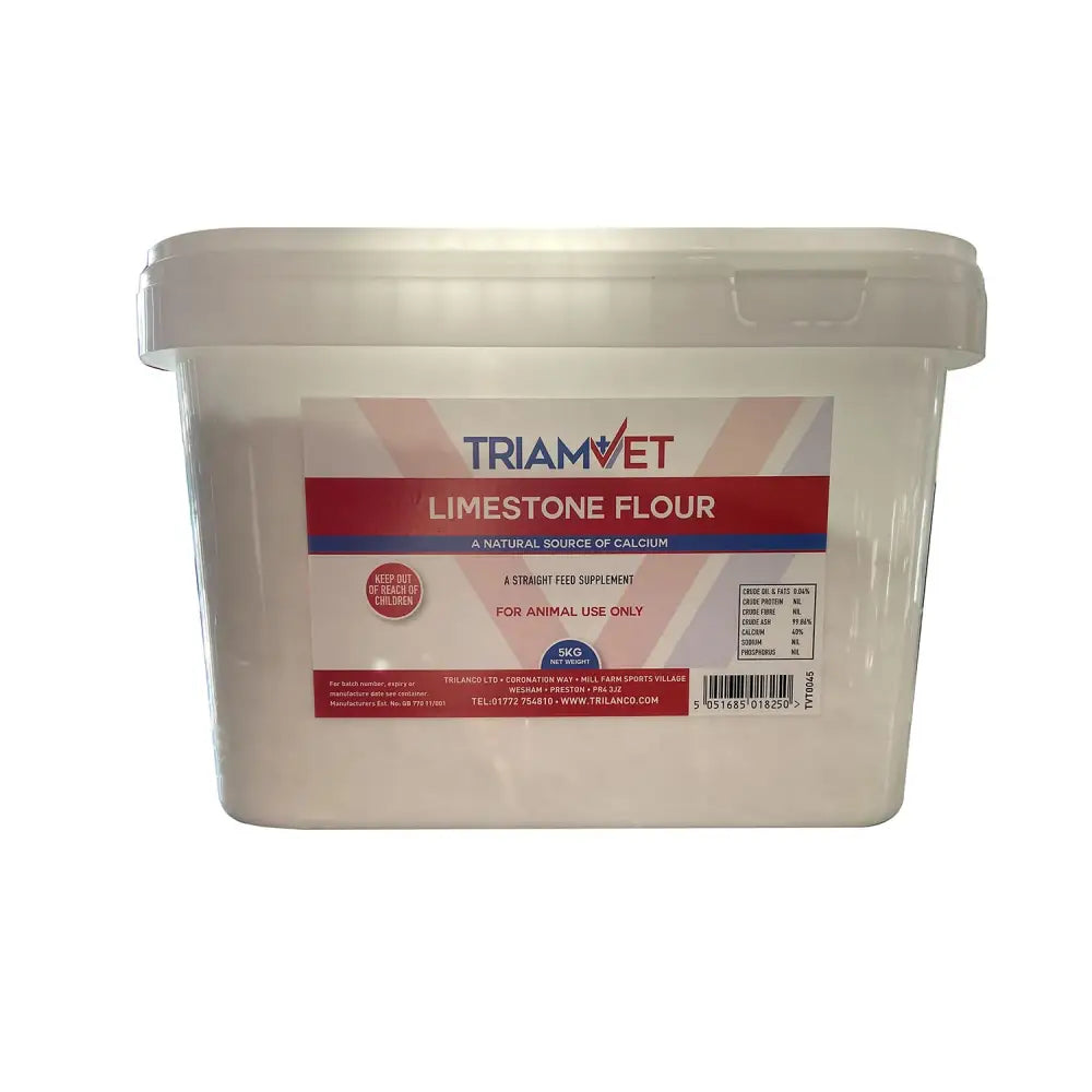 Triamvet Limestone Flour 5kg Barnstaple Equestrian Supplies