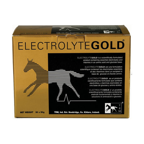 TRM Electrolyte Gold Horse Electrolytes Barnstaple Equestrian Supplies