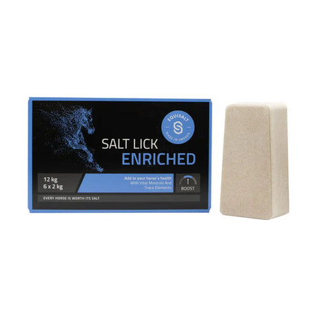 TRM Equisalt Salt Brick Lick Enriched 6 X 2Kg Salt Licks