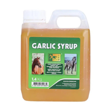 TRM Garlic Syrup 1.4Kg Horse Supplements Barnstaple Equestrian Supplies