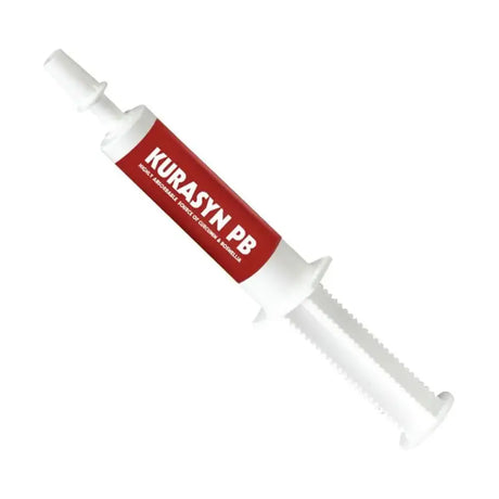 White plastic kurasyn bp syringes with red label featuring micellar solubilized boswellia and curcumin micro encapsulated