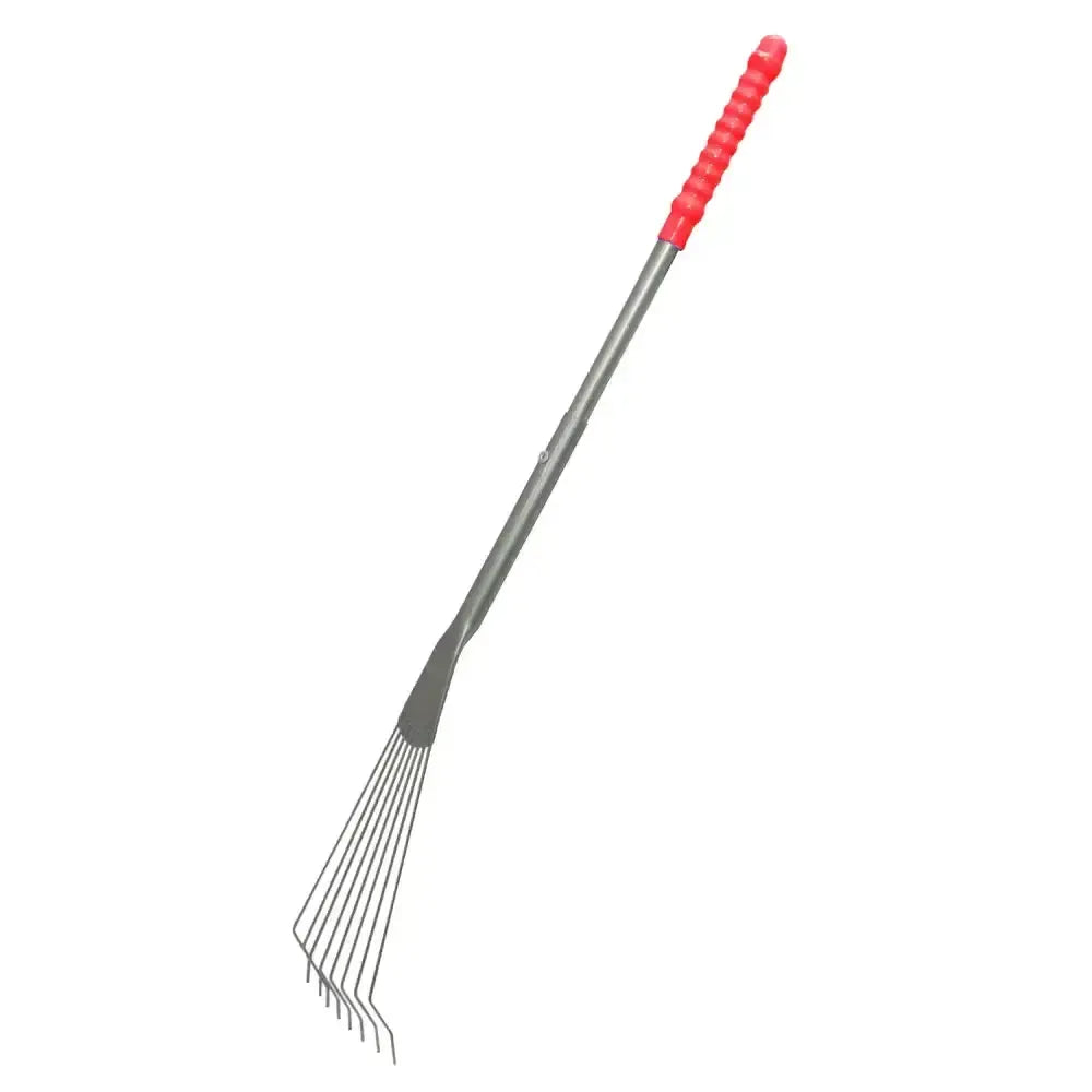 Tubtrug Big Tidee Long Metal Rake Red Mucking Out