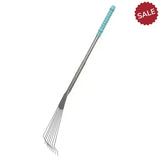 Tubtrug Big Tidee Long Metal Rake Sky Blue Mucking Out