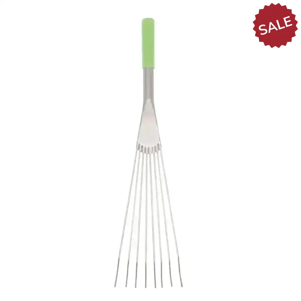 Tubtrug Big Tidee Short Metal Rake Pistachio Mucking Out