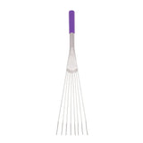 Whisk-like Tubtrug Big Tidee tool with thin metal tines and a purple handle