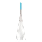 Whisk-like utensil with metal tines and blue handle from Tubtrug Big Tidee collection