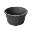 Black plastic tubtrug circular multi-tub utility bucket with reinforced rim and integrated handles for versatile use