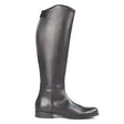 Tuffa berkshire hunt long black leather riding boots with sleek glossy finish and sturdy heel perfect for riding