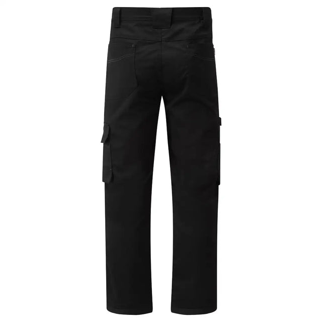 Black tuffstuff proflex work trouser with multiple pockets and durable design for tough workwear use