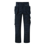 Dark navy blue tuffstuff proflex work trouser navy regular with cargo pockets and reinforced stitching for durability