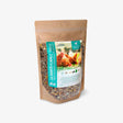 Brown resealable pouch of ultimate forage poultry treat mix by k&k elite pet products for healthy feeding