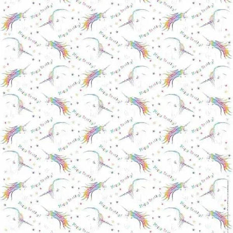 Unicorn Gift Wrapping Paper Elico Gifts Barnstaple Equestrian Supplies