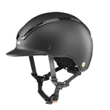 Uvex exxeed mips riding hat black matte finish with sleek design and height adjustable mips safety straps for riding