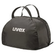 Black uvex helmet bag duffel with dual top handles and zipper closure perfect for uvex helmet storage