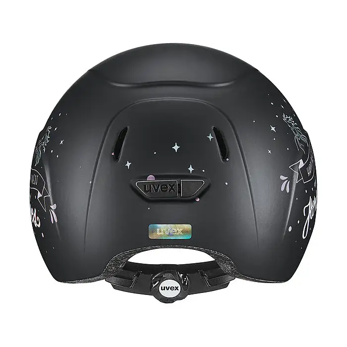 Uvex Kiddox Happy Horse Black Kids Riding Helmet