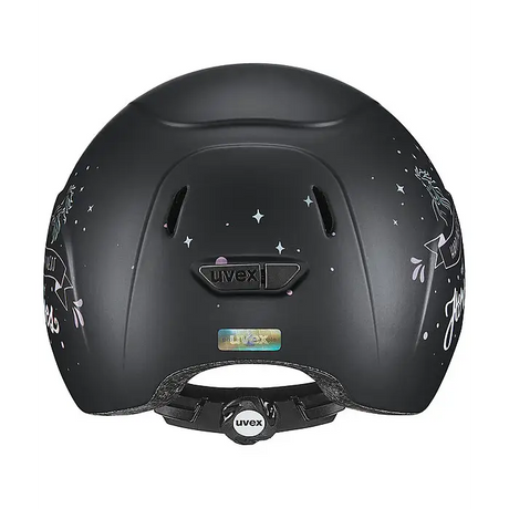 Uvex Kiddox Happy Horse Black Kids Riding Helmet