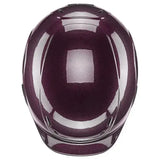 A glossy deep burgundy uvex kiddox shiny kids riding helmet with smooth reflective finish and subtle structural lines