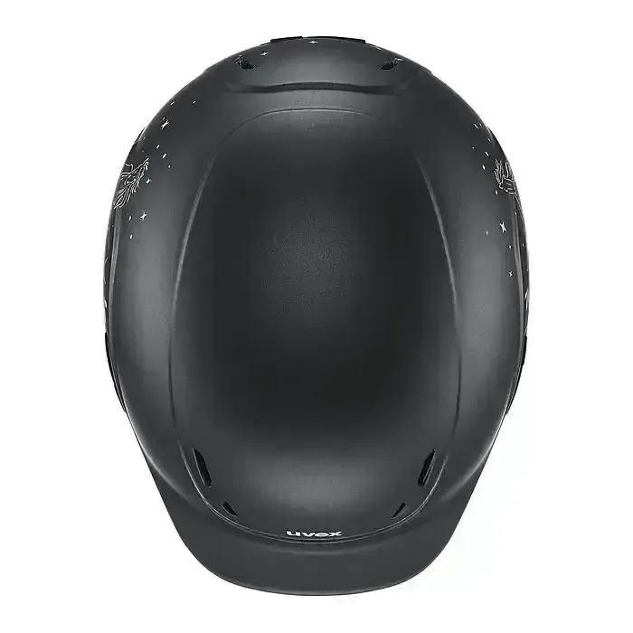 Uvex Kidoxx Happy Horse Black Kids Riding Helmet Adjustable Riding Hats