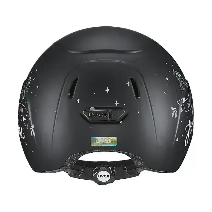 Uvex Kidoxx Happy Horse Black Kids Riding Helmet Adjustable Riding Hats