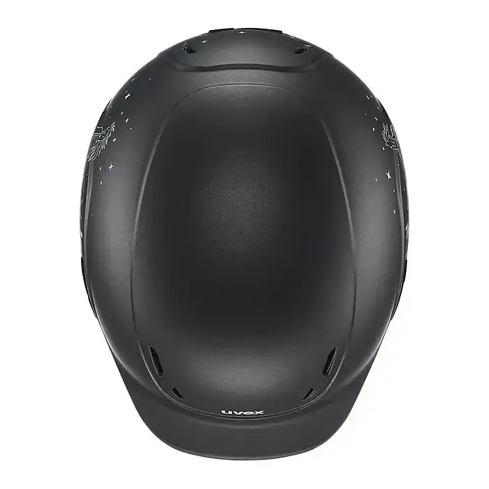 Uvex Kidoxx Happy Horse Black Kids Riding Helmet Adjustable Riding Hats