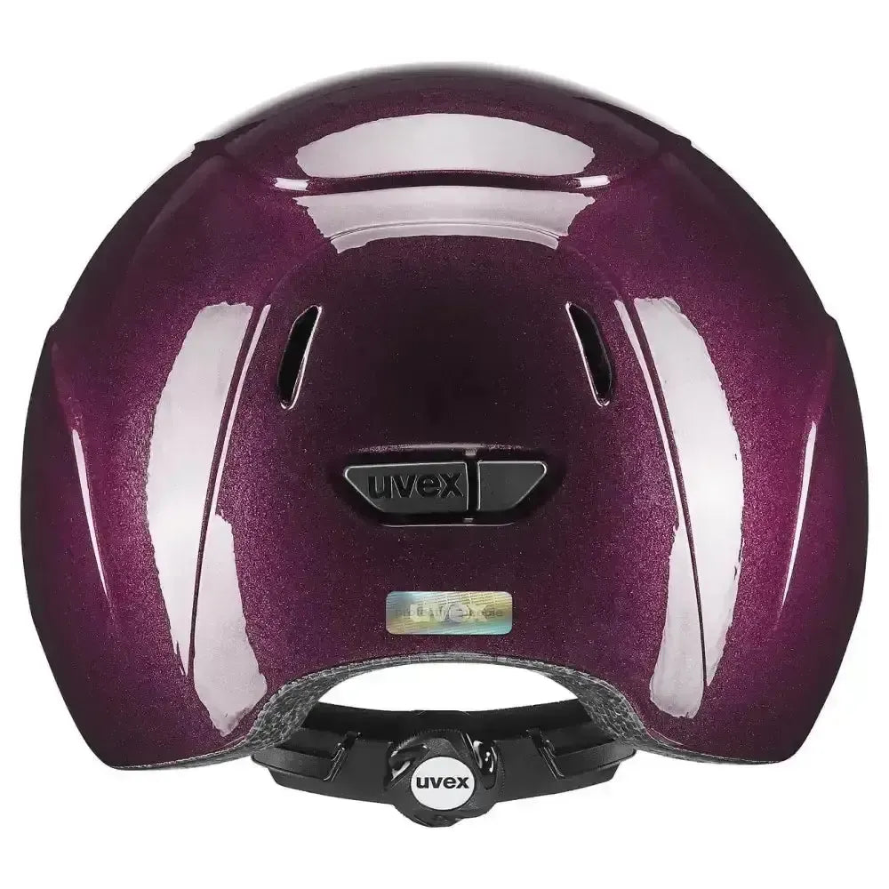 Uvex Kidoxx Shiny Burgundy Kids Riding Helmet Adjustable Riding Hats