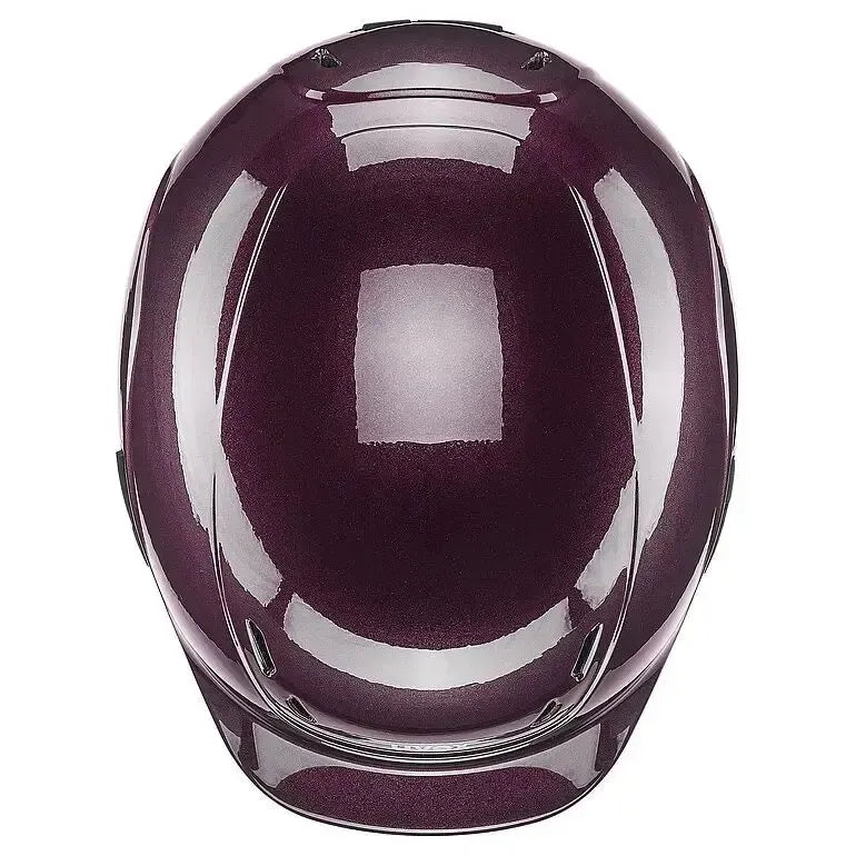 Uvex Kidoxx Shiny Burgundy Kids Riding Helmet Adjustable Riding Hats