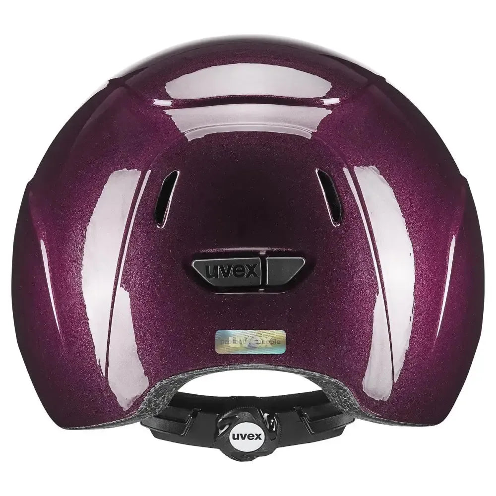 Uvex Kidoxx Shiny Burgundy Kids Riding Helmet Adjustable Riding Hats