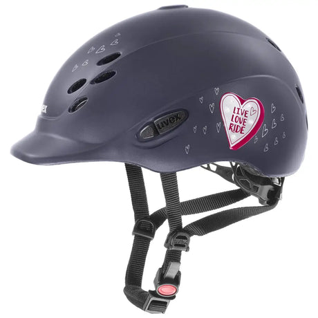 Uvex Onyxx Glamour Navy Pink Navy / Pink 3Xs- Xs Adjustable Riding Hats