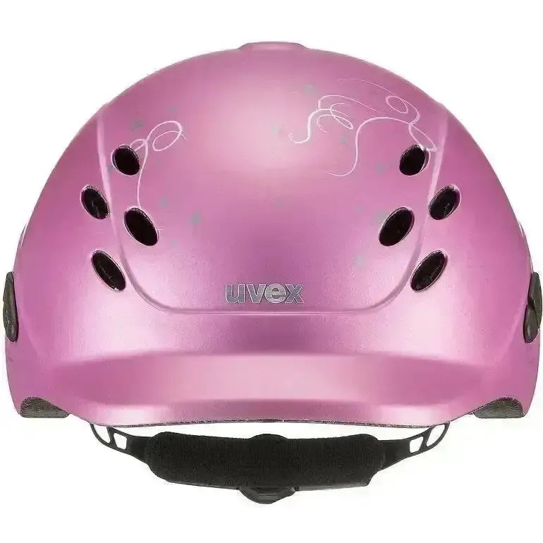 Uvex Onyxx Riding Hat Friends ll Pink Mat 49 - 54 Adjustable Riding Hats