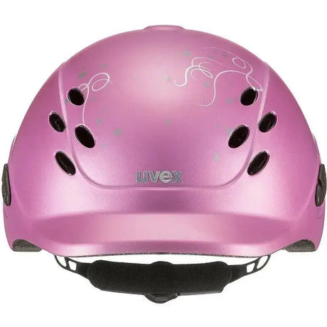 Uvex Onyxx Riding Hat Friends ll Pink Mat 49 - 54 Adjustable Riding Hats Barnstaple Equestrian Supplies