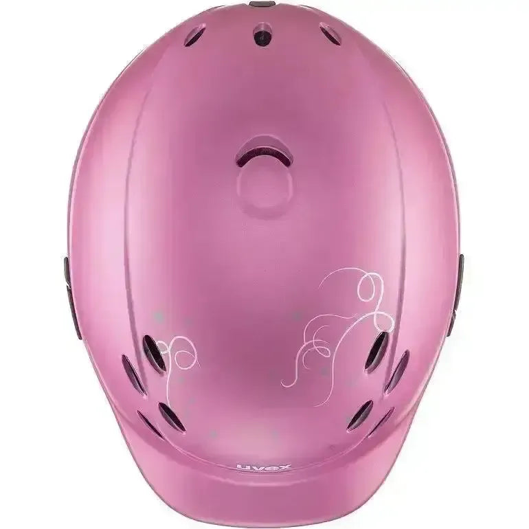 Uvex Onyxx Riding Hat Friends ll Pink Mat 49 - 54 Adjustable Riding Hats