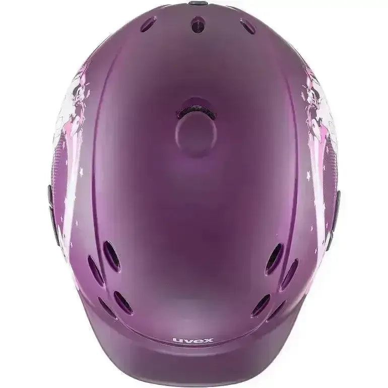 Uvex Onyxx Riding Hat Princess Berry Mat 49 - 54 Adjustable Riding Hats