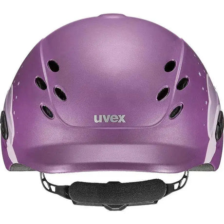 Uvex Onyxx Riding Hat Unicorn Berry Mat 49 - 54 Adjustable Riding Hats Barnstaple Equestrian Supplies