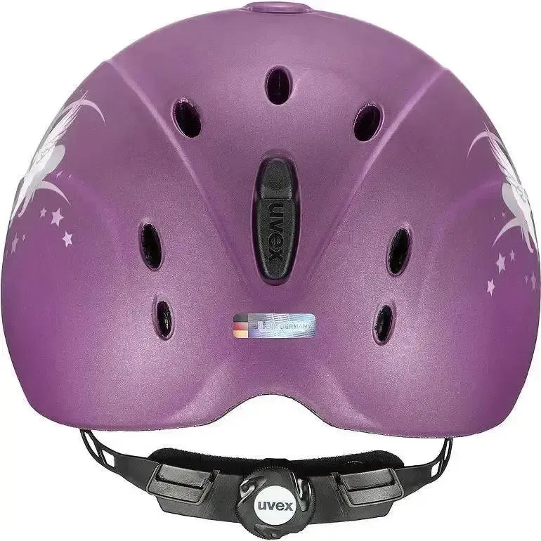 Uvex Onyxx Riding Hat Unicorn Berry Mat 49 - 54 Adjustable Riding Hats