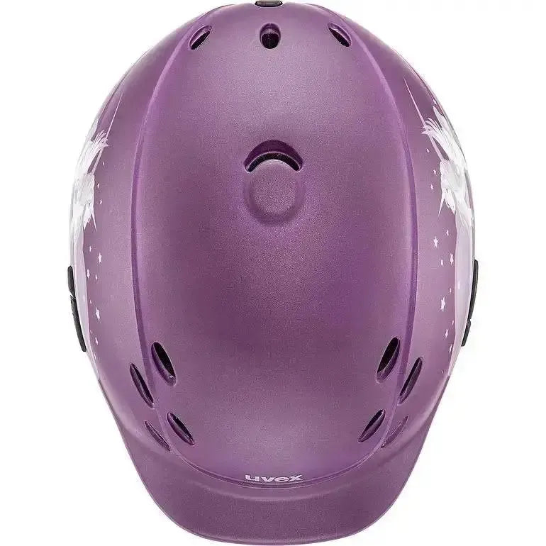 Uvex Onyxx Riding Hat Unicorn Berry Mat 49 - 54 Adjustable Riding Hats