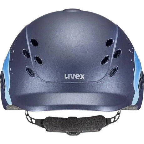 Uvex Onyxx Riding Hat Unicorn Navy Mat 49 - 54 Adjustable Riding Hats Barnstaple Equestrian Supplies