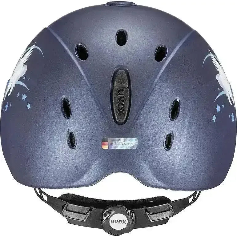 Uvex Onyxx Riding Hat Unicorn Navy Mat 49 - 54 Adjustable Riding Hats
