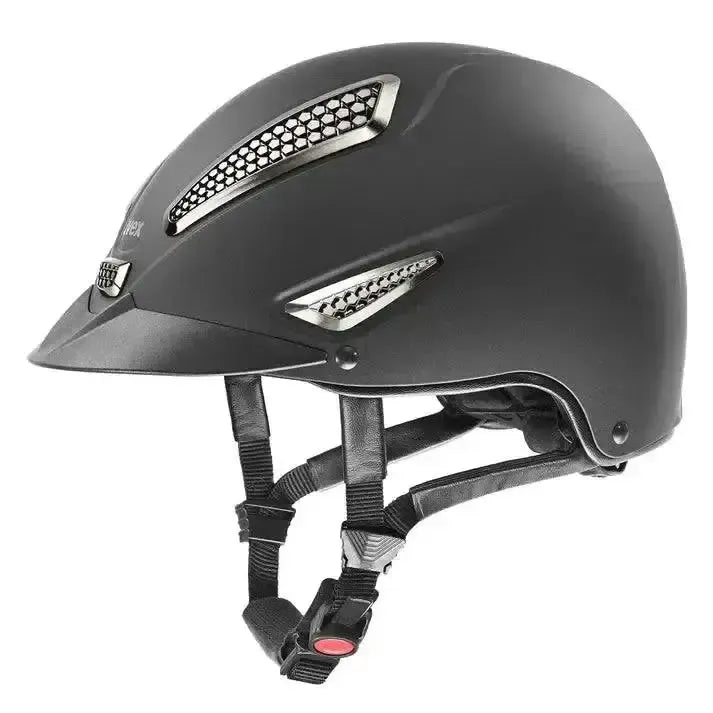 Uvex Perfexxion II Chrome Riding Hat 52 - 55 Black Mat Adjustable Riding Hats