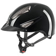 Uvex Perfexxion III Shiny Adjustable Riding Helmet Black Shiny 52-55 Adjustable Riding Hats