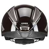 Uvex Perfexxion III Shiny Adjustable Riding Helmet Black Shiny 52-55 Adjustable Riding Hats