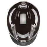 Uvex Perfexxion III Shiny Adjustable Riding Helmet Black Shiny 52-55 Adjustable Riding Hats