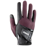 Uvex Sumair Riding Gloves Black / Burgundy 6 Riding Gloves